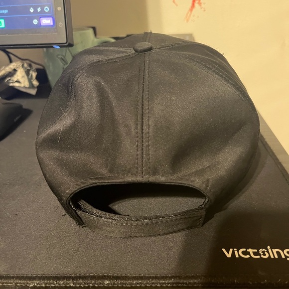 Prada Nylon baseball cap Black Yellow - Picture 2 of 4